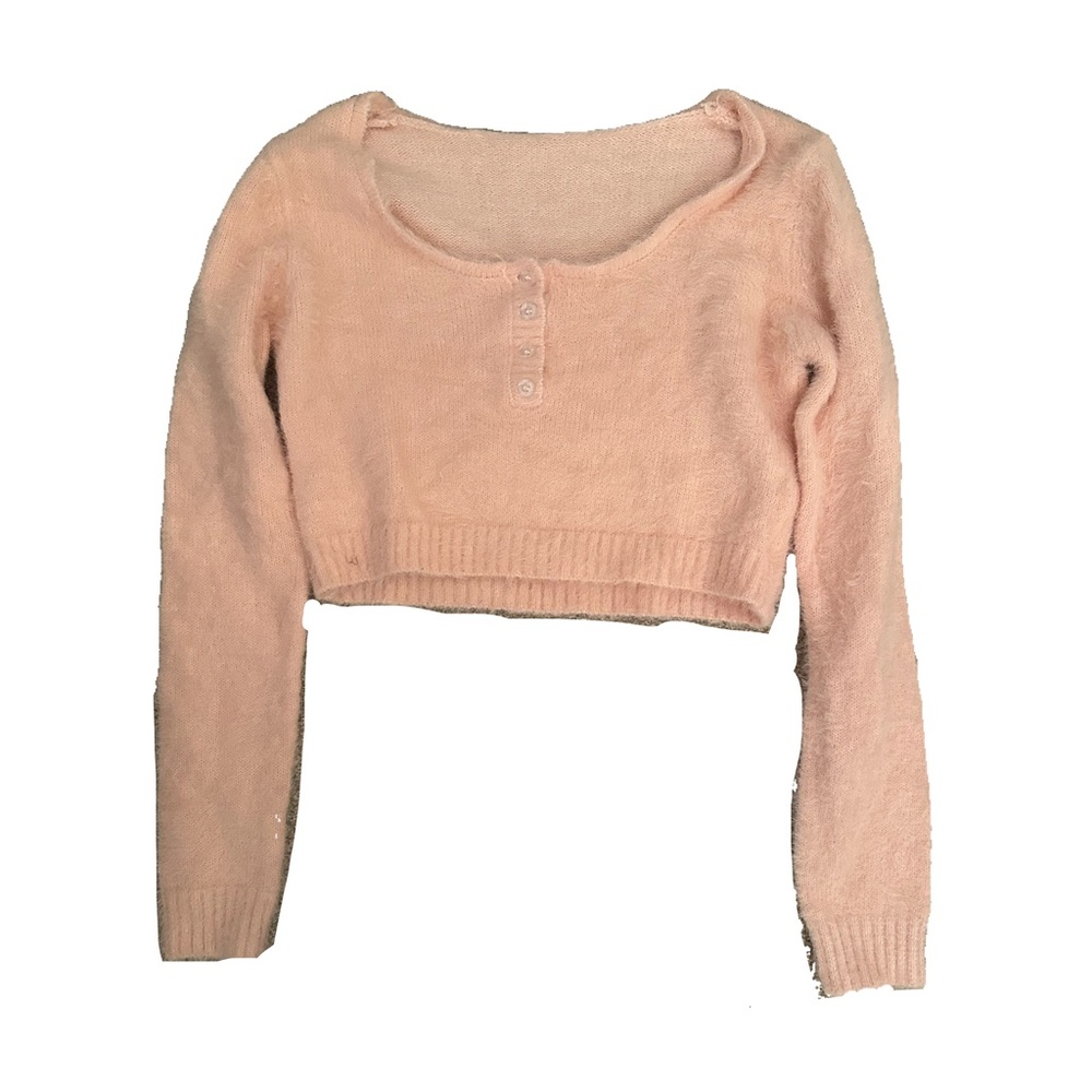 Pink Fuzzy Sweater